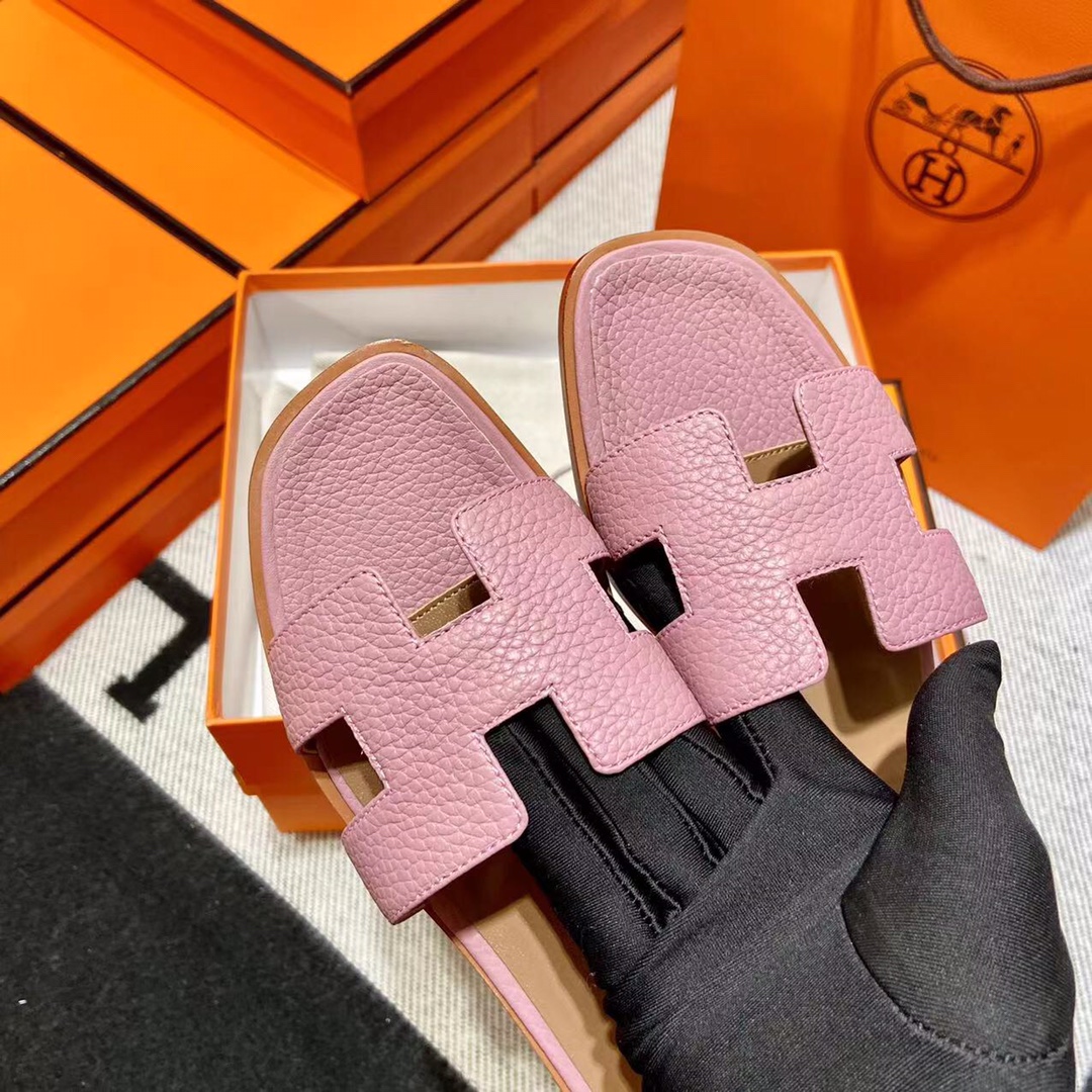 에르메스 올수공 오란 슬리퍼 샌들 토고 40